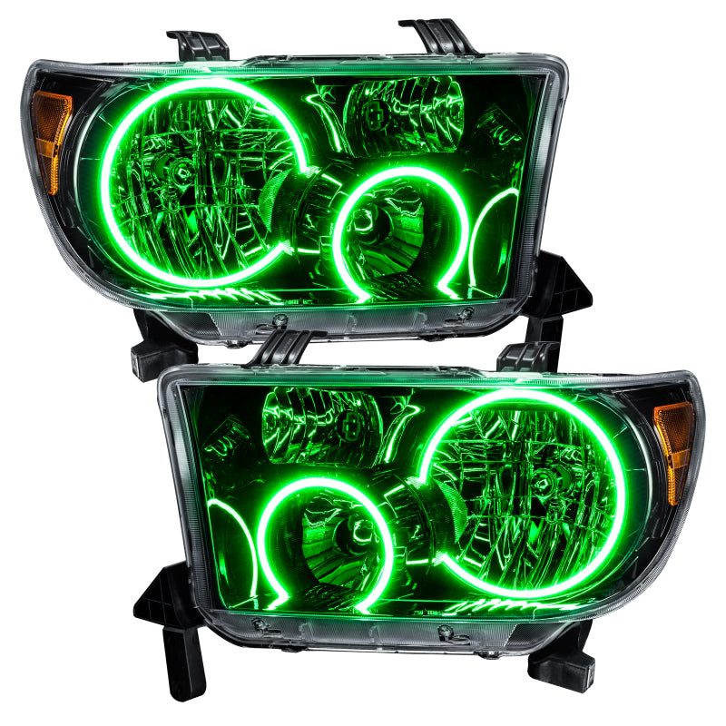 Oracle 07-11 Toyota Tundra Pre-Assembled Headlights - Black Housing - w/ BC1 Controller Headlights ORACLE Lighting