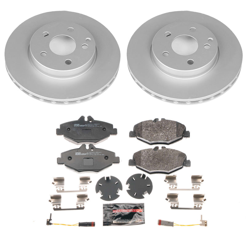 Power Stop 03-05 Mercedes-Benz E320 Front Euro-Stop Brake Kit Brake Kits - OE PowerStop