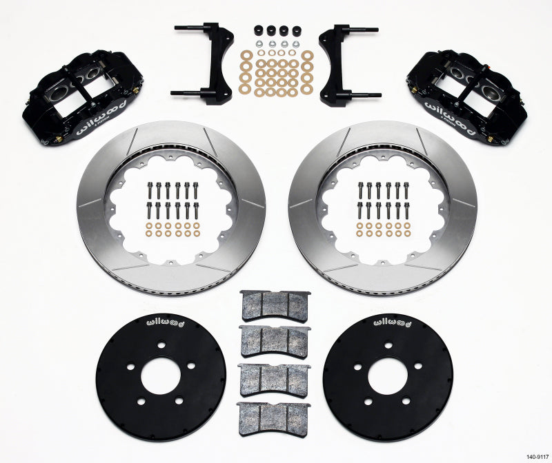 Wilwood Narrow Superlite 6R Front Hat Kit 14.00in 1994-2004 Mustang Big Brake Kits Wilwood
