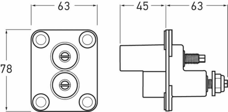 Hella Jump Start Zinc Coated Terminal Wiring Connectors Hella