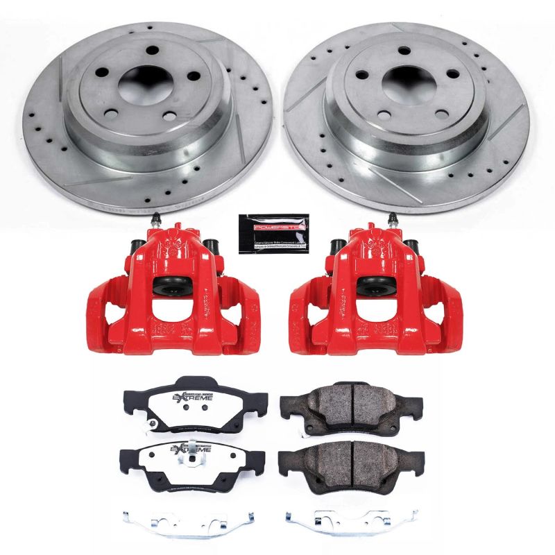 Power Stop 11-17 Dodge Durango Rear Z36 Truck & Tow Brake Kit w/Calipers Brake Kits - Performance D&S PowerStop