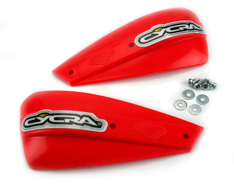 Cycra Low Profile Enduro Handshield - Red Hand Guards Cycra