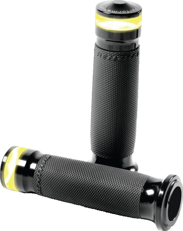 Performance Machine Contour Led Handle Grip Set - Black Ano Grips Performance Machine