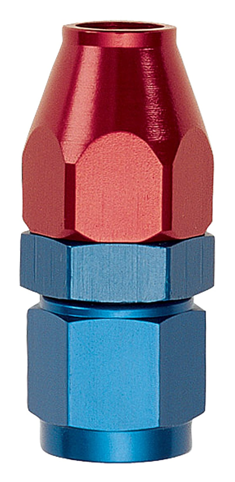 Russell Performance Red/Blue -8 AN Female Swivel to 1/2in Aluminum Tube Aluminum Tubing Russell