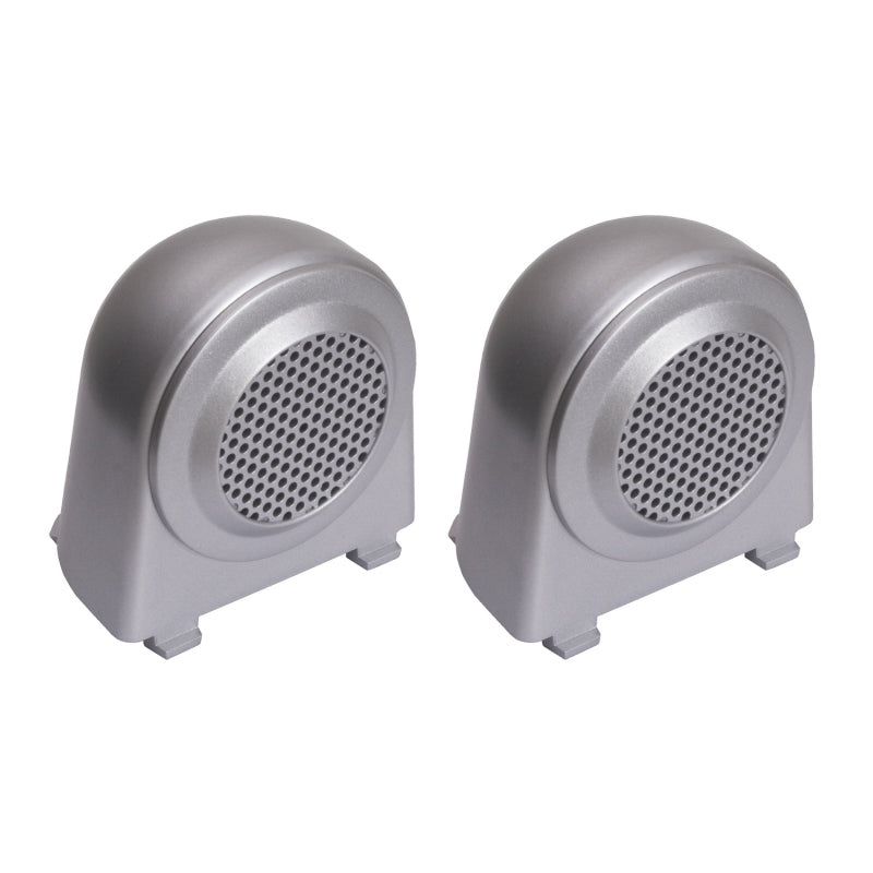Rugged Ridge 07-10 Jeep Wrangler JK Silver Tweeter Speaker Enclosures Interior Lighting Rugged Ridge