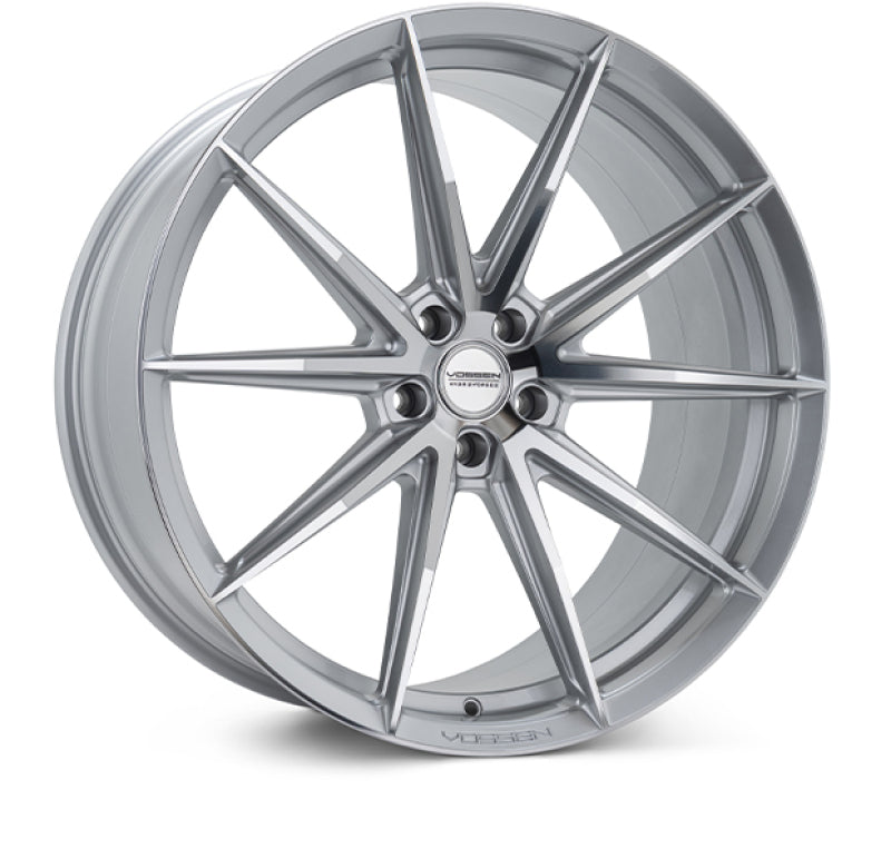 Vossen HFX-2 22x9 / 5x112 / ET25 / Flat Face / 66.5 - Silver Polished Wheel Wheels - Forged Vossen
