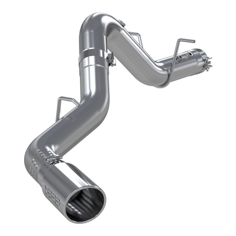 MBRP 2020+ GMC/Chevy 2500/3500 6.6L Duramax 4in Mand Bent Tubing AL-Ser Cat Back Single Side - Alum Catback MBRP