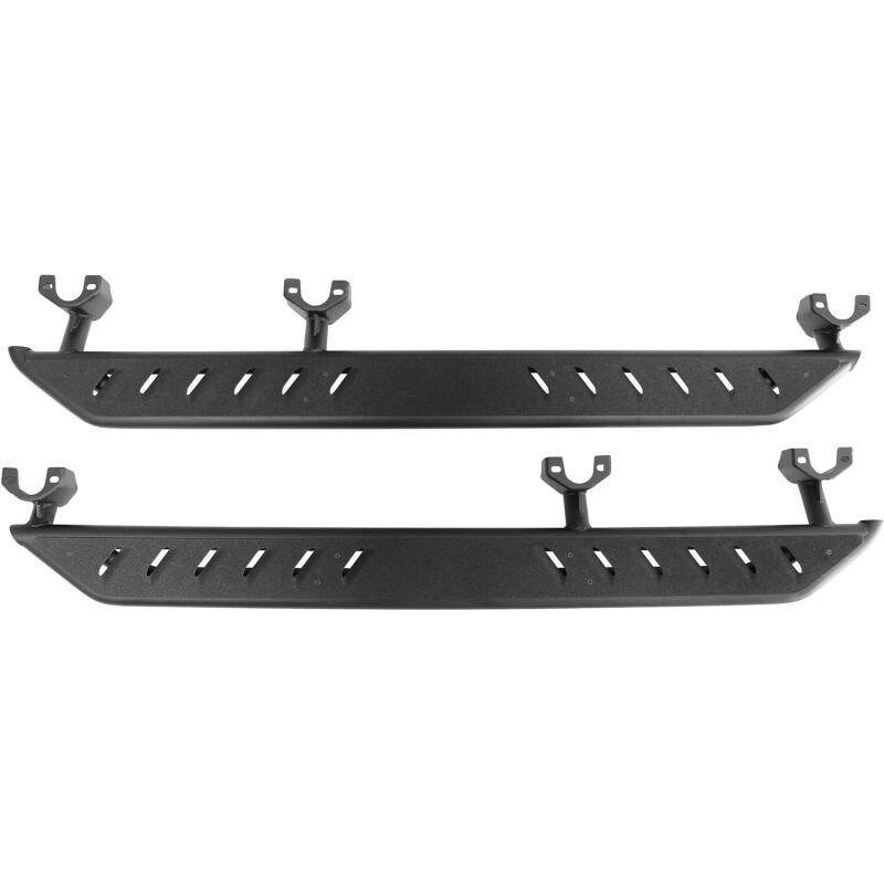 Westin/Snyper 07-17 Jeep Wrangler Unlimited Triple Tube Rock Rail Steps - Textured Black Body Armor & Rock Rails Westin