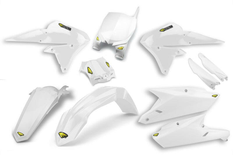 Cycra 14-18 Yamaha YZ250F-450F Powerflow Body Kit - White Plastics Cycra