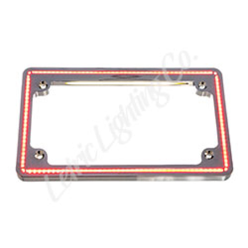 Letric Lighting Perfect Plate Light License Plate Frame Chrome License Frame Letric Lighting