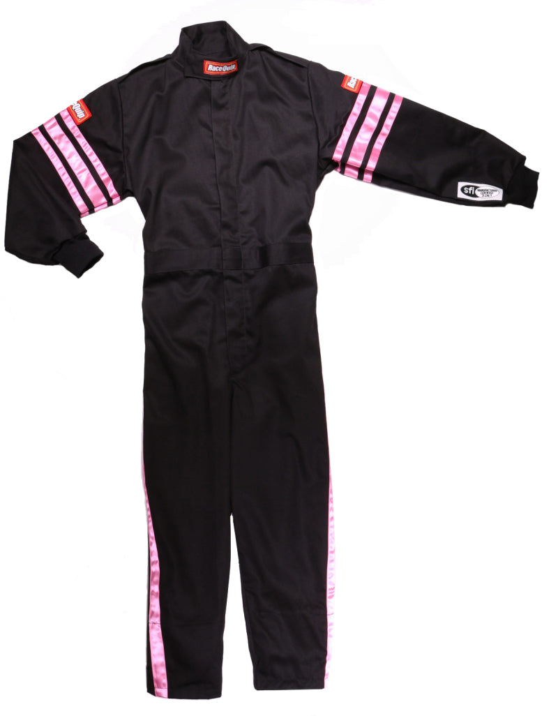 RaceQuip Pink Trim SFI-1 JR. Suit - KSmall Racing Suits Racequip