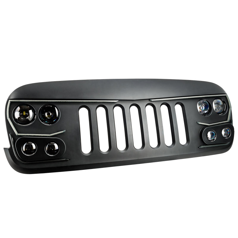 Oracle VECTOR Series Full LED Grille - Jeep Wrangler JK - NA Light Accessories and Wiring ORACLE Lighting
