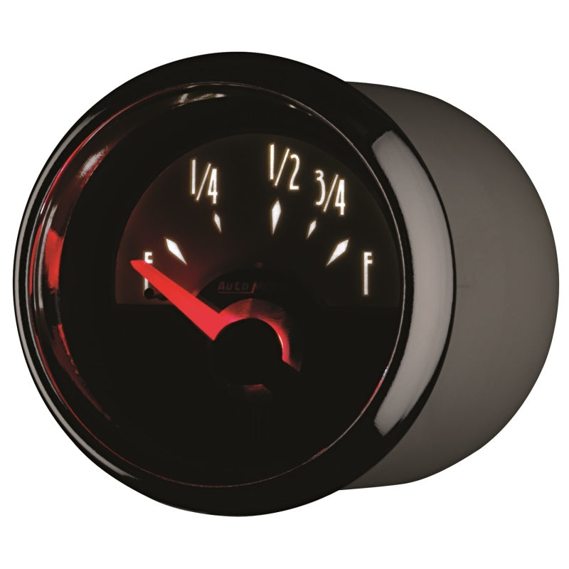 AutoMeter Gauge Fuel Level 2-1/16in. 73 Ohm(e) to 10 Ohm(f) Elec Cruiser Gauges AutoMeter