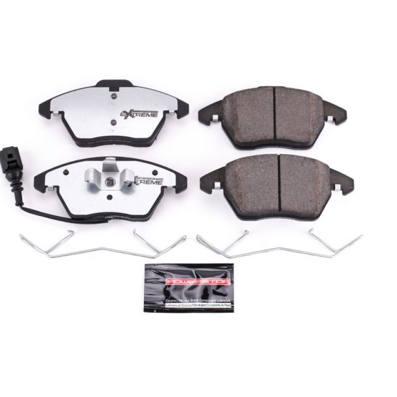 Power Stop 06-13 Audi A3 Front Z26 Extreme Street Brake Pads w/Hardware Brake Pads - Performance PowerStop