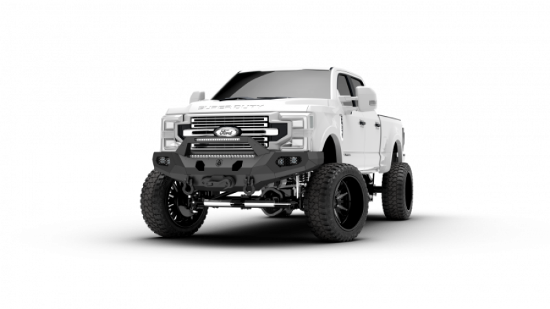 Road Armor 2017 Ford F250 Evolution Front Winch Bumper With Sheet Metal Pre Runner Bumpers - Steel Road Armor