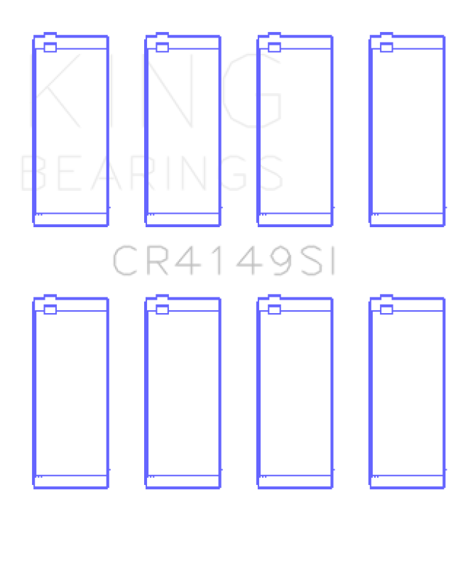 King Engine Bearings G.M.C. Saturn (Size +0.25mm) Connecting Rod Bearing Set Connecting Rods King Engine Bearings
