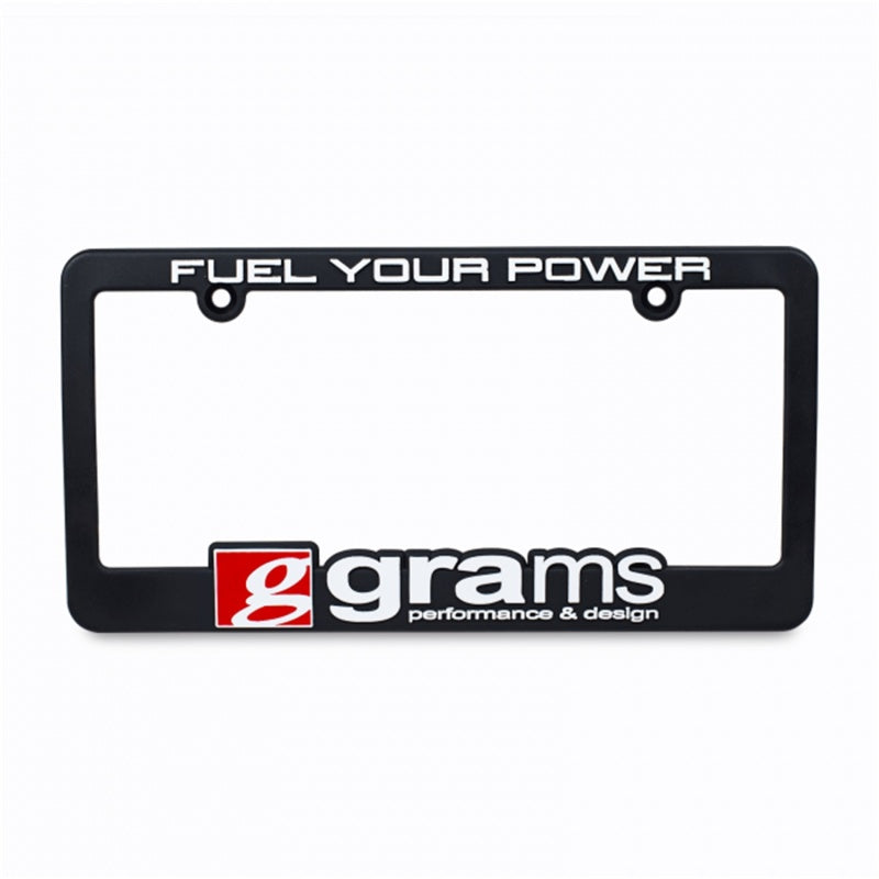 Grams License Plate - Fuel Your Power Headwear Grams Performance