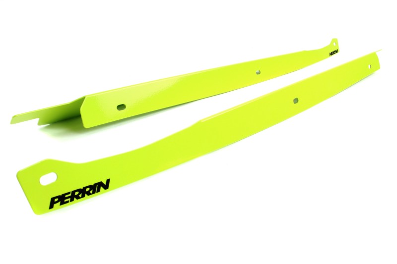 PERRIN 08-14 Subaru WRX/STI / 08-11 Impreza Fender Shroud Set - Neon Yellow Exterior Trim Perrin Performance
