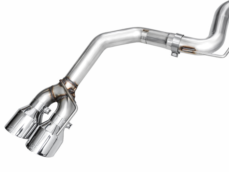 AWE 2024 Ford Mustang Dark Horse S650 RWD Track Edition Cat-Back Exhaust w/ Quad Chrome Silver Tips Catback AWE Tuning