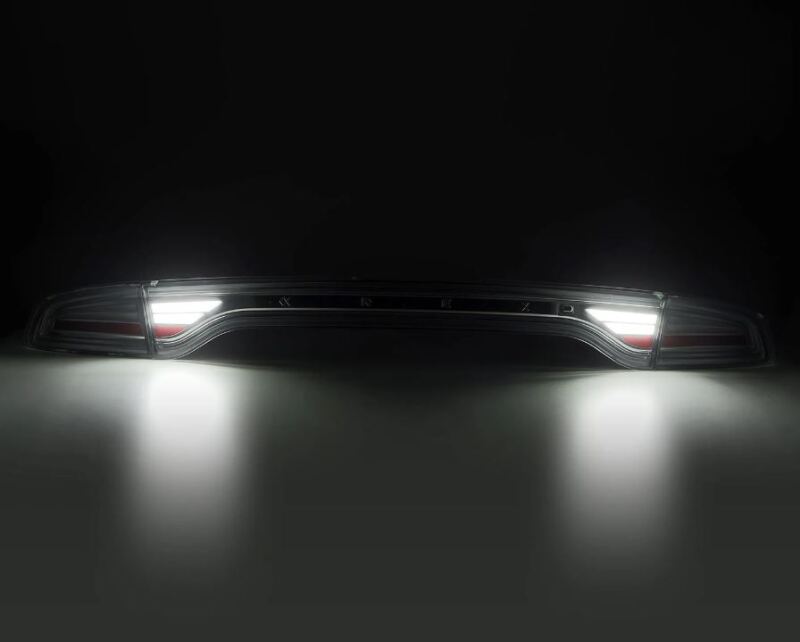 AlphaRex 15-23 Dodge Charger NOVA-Series Prismatic LED Tail Lights Chrome Tail Lights AlphaRex