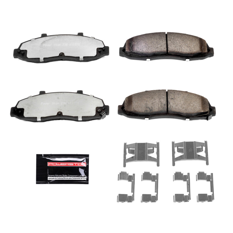Power Stop 97-03 Ford F-150 Front Z36 Truck & Tow Brake Pads w/Hardware Brake Pads - Performance PowerStop