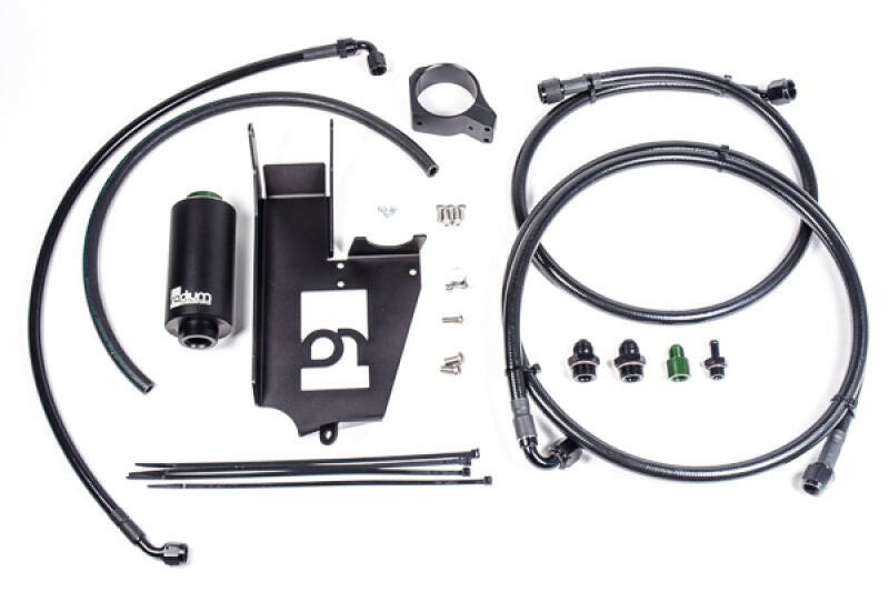 Radium Engineering Fuel Hanger Plumbing Kit EVO 7/8/9 Microglass Filter Fuel Pump Hangers Radium Engineering