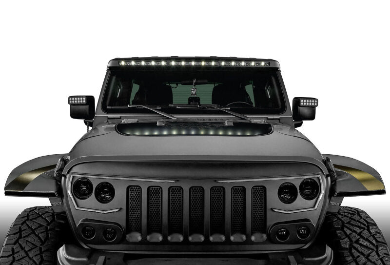 Oracle Jeep Wrangler JL/Gladiator JT Integrated Windshield LED Light Bar System Light Mounts ORACLE Lighting