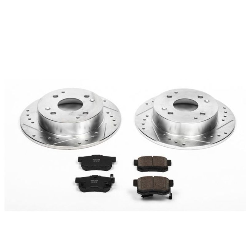 Power Stop 98-99 Acura CL Rear Z23 Evolution Sport Brake Kit Brake Kits - Performance D&S PowerStop