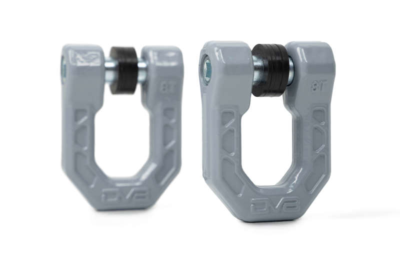 DV8 Offroad Elite Series D-Ring Shackles - Pair (Gray) Bumper Accessories DV8 Offroad