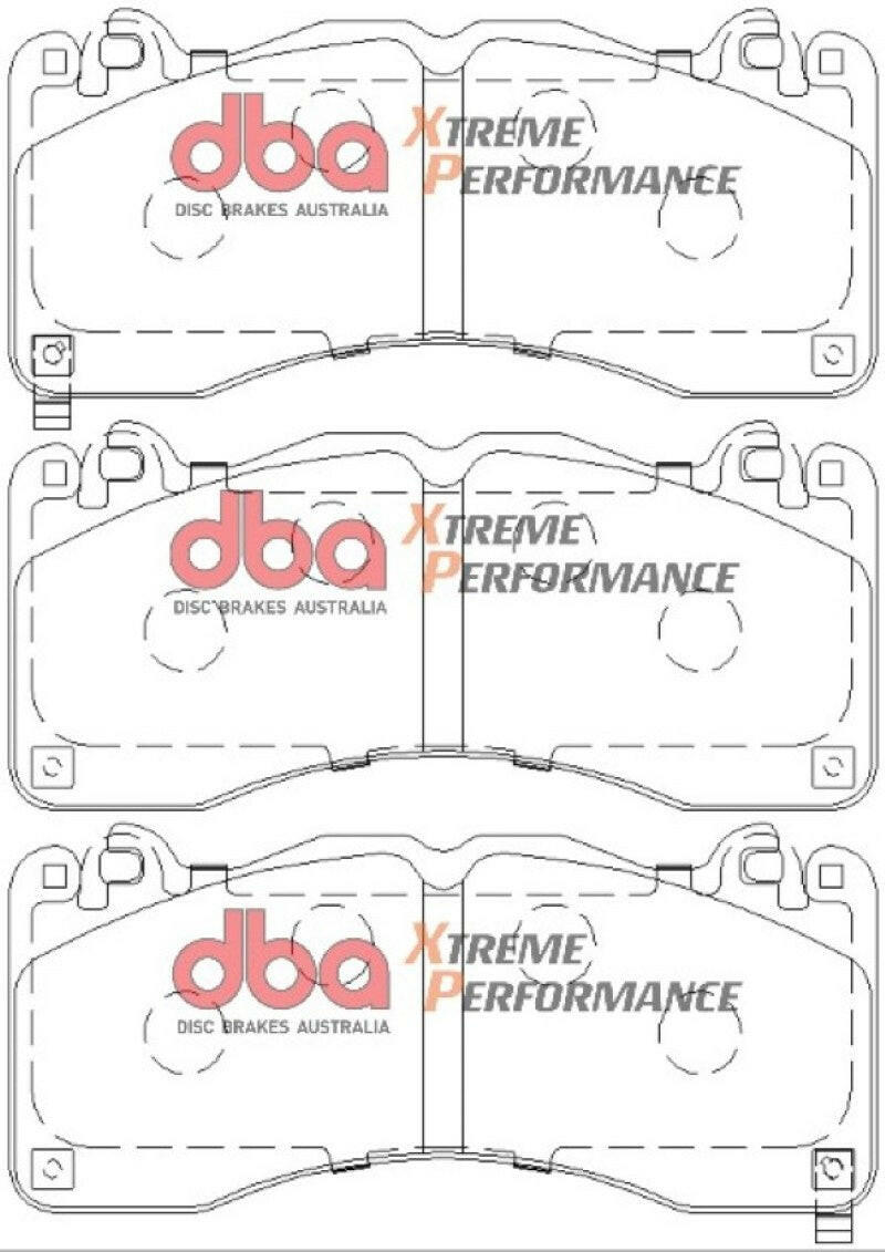 DBA 15-19 Ford Mustang GT (w/Performance Pkg/380mm Front Rotor) XP Performance Front Brake Pads Brake Pads - Performance DBA