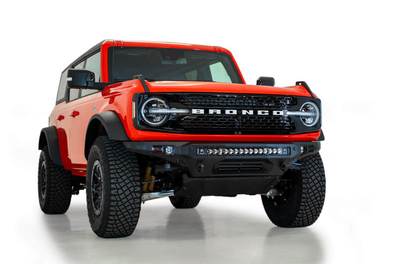 Addictive Desert Designs 2021+ Ford Bronco Stealth Fighter Front Bumper w/ Winch Mount Bumpers - Steel Addictive Desert Designs