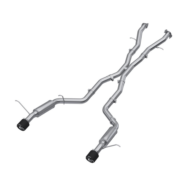 MBRP 18-23 Dodge Durango SRT 6.4L Armor Pro T304 SS 3in Cat Back Exhaust Dual Rear Exit w/ CF Tips Catback MBRP