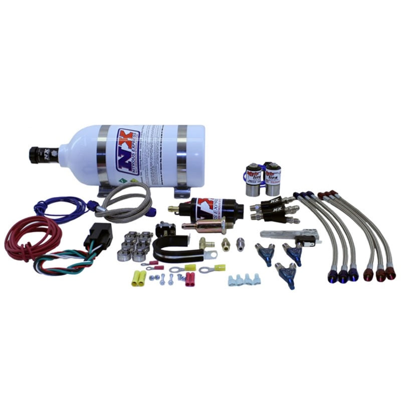 Nitrous Express Three Cyl Mainline Nitrous Kit w/2.5lb Bottle Nitrous Systems Nitrous Express