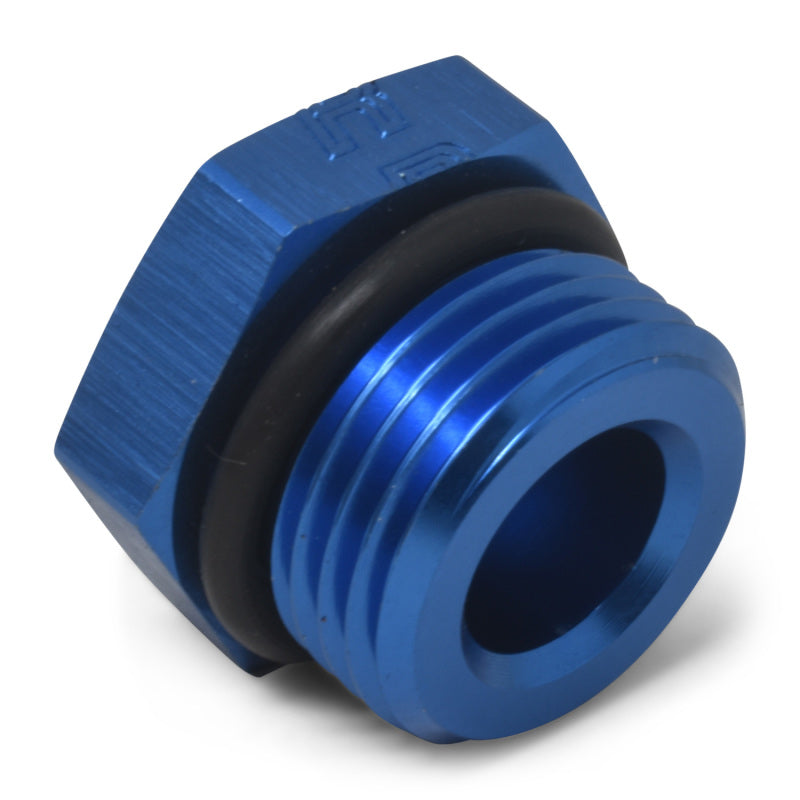 Russell Performance -6 AN Straight Thread Plug (Blue) Fittings Russell