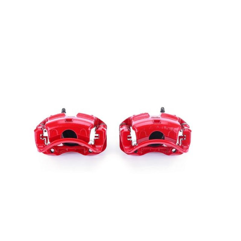 Power Stop 00-06 Nissan Sentra Front Red Calipers w/Brackets - Pair Brake Calipers - Perf PowerStop