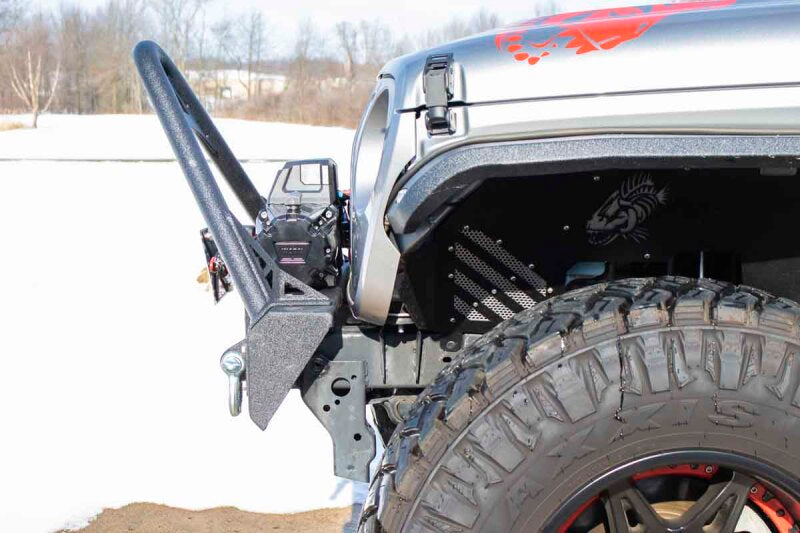 Fishbone Offroad 07-18 Jeep Wrangler JK Barracuda Stinger Bar Body Armor & Rock Rails Fishbone Offroad