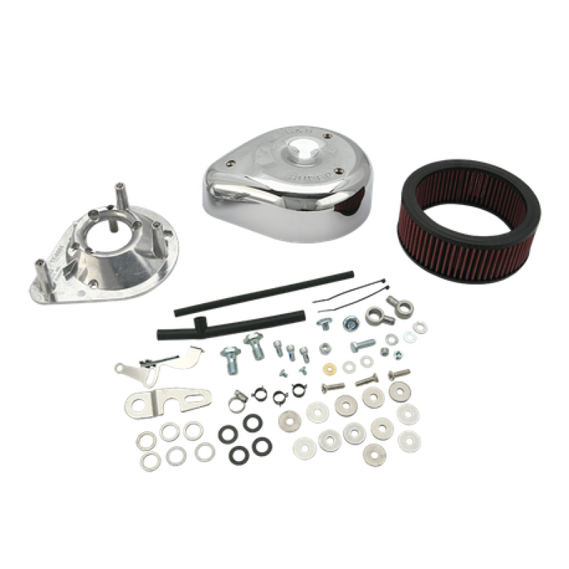 S&S Cycle 04-16 Sportster Models Teardrop Air Cleaner Kit for Super E/G Carb Air Intake Components S&S Cycle