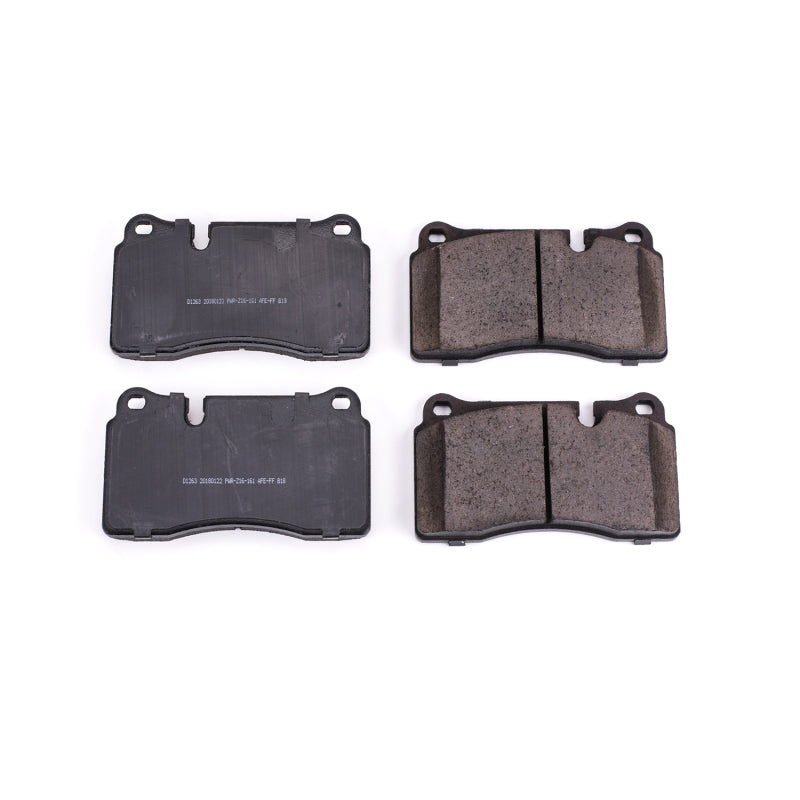 Power Stop 06-09 Land Rover Range Rover Front Z16 Evolution Ceramic Brake Pads Brake Pads - OE PowerStop
