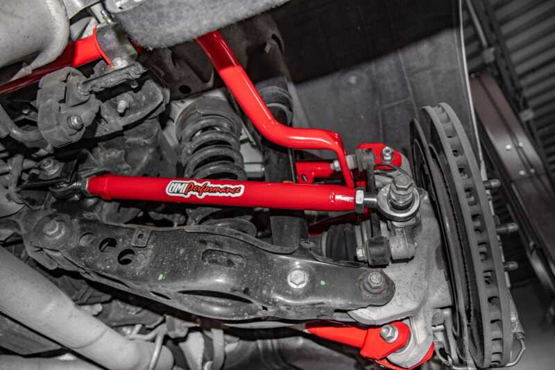 UMI 16-24 Chevrolet Camaro Alignment Toe Arm - Red Suspension Arms & Components UMI Performance