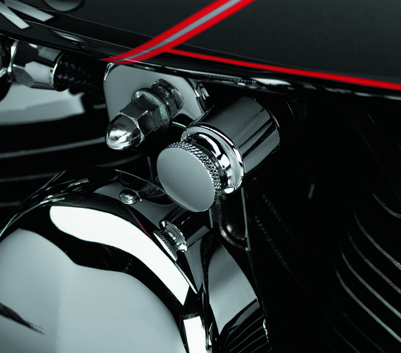 Kuryakyn Marquis Choke Knob Cover Chrome Engine Covers Kuryakyn