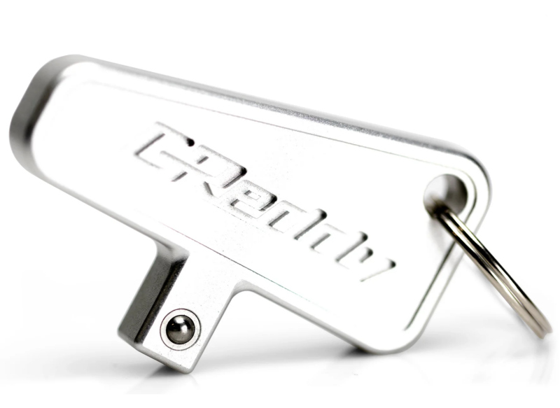 GReddy 3/8in Drive Master Switch Keychain - Silver Stickers/Decals/Banners GReddy