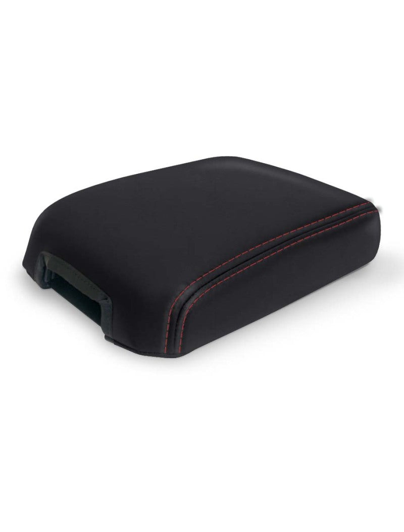 PRP 2016+ Center Console Cover Toyota Tacoma - Black with Red Stitching Seat Covers PRP Seats