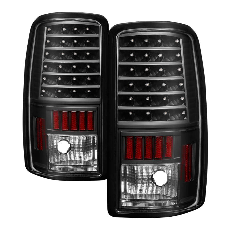 xTune GMC Yukon Denali/Denali Xl 01-06 LED Tail Lights Black ALT-ON-CD00-LED-BK Tail Lights SPYDER