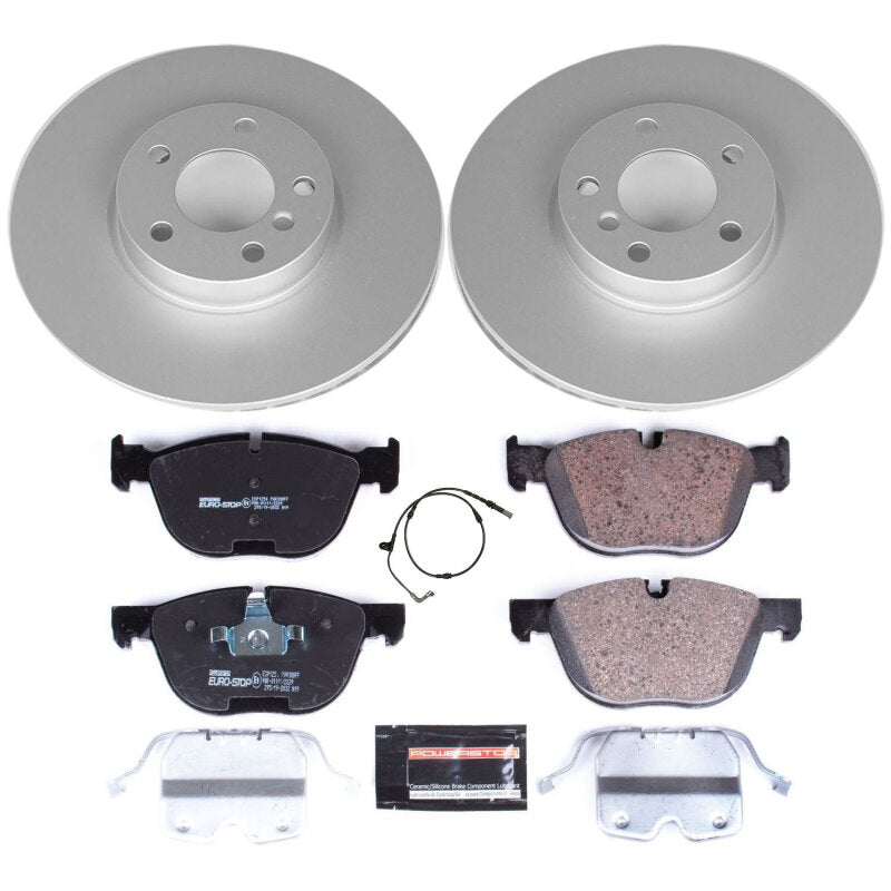 Power Stop 07-10 BMW X5 Front Euro-Stop Brake Kit Brake Kits - OE PowerStop