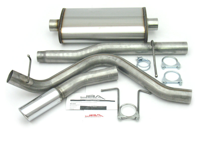 JBA 01-03 Ford F-150 Super Crew 4.6L/5.4L 409SS Pass Side Single Exit Cat-Back Exhaust Catback JBA