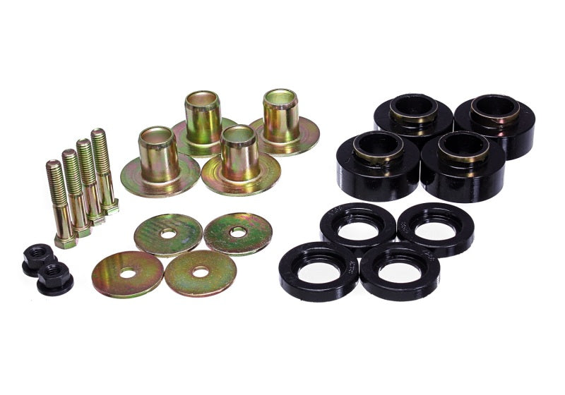 Energy Suspension 68-72 Chevrolet Chevelle SS Black Body Mount Set Bushing Kits Energy Suspension