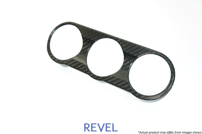 Revel GT Dry Carbon A/C Dial Cover 16-18 Mazda MX-5 - 1 Piece Carbon Accessories Revel