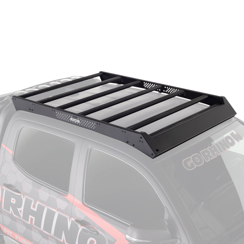 Go Rhino 24-25 Toyota Tacoma Double Cab Pickup Ceros Low Profile Roof Rack - Tex. Blk Roof Rack Go Rhino