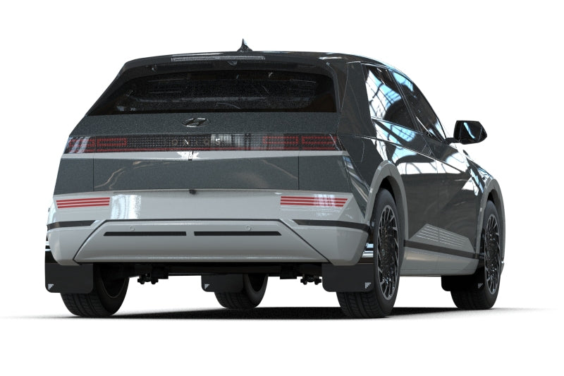 Rally Armor 2025 Hyundai Ioniq 5 PE Black UR Mud Flap w/Silver Battery Logo Mud Flaps Rally Armor