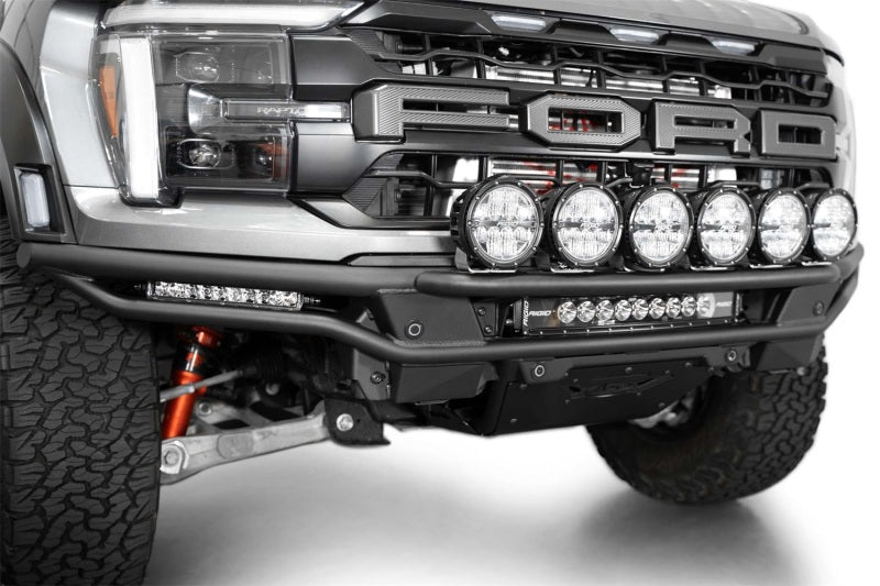 Addictive Desert Designs 2021-2024 Ford F-150 Raptor Race Series Front Bumper Light Hoop Light Mounts Addictive Desert Designs